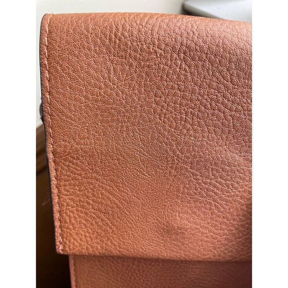 Crossbody 7 x 4” tan double compartment bag - Picture 15 of 15